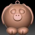 1.jpg Free STL file Funny pig keychain・3D print design to download, yugeshsandhi