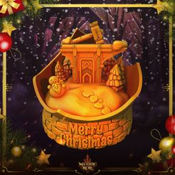 the-great-anvil.jpg 3D file Snow Globe | Great Anvil, Mythic Roll Ornament・3D print design to download