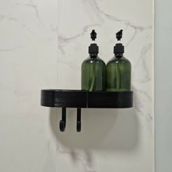 Free STL file Extra long Shower Shelf for Shampoo and Soap・Template to  download and 3D print・Cults