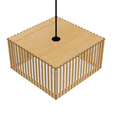 Cubo-Ripado-MDF-Cru-40x21cm-2.png CEILING LIGHT LAMP 3D PRINT AND LASER CUT FILES MODEL 26