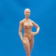 DSC_0012.jpg Articulated Poseable Female Figure