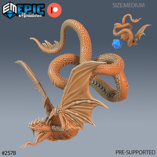 fichier-3d-serpent-volant-dnd-miniature-tabletop-miniatures