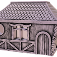 12.png Cartoon style Architecture - Corner aframe house