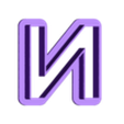 N_Ucase.stl squid game - alphabet font - cookie cutter