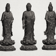 Three Buddha 80mm - B03.png Three Buddha  -TOP MODEL