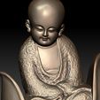 littleMonk5.jpg STL-Datei little monk kostenlos・Vorlage für 3D-Drucker zum herunterladen