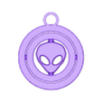 GMBL_New_Alien.stl Signal Gimbal Keychains - Heroes & Logos