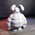 conejo10.png RUBY - ATMOS Art Toy | Kaninchen Kaninchen Streetwear Skulptur | 3D Printable Model
