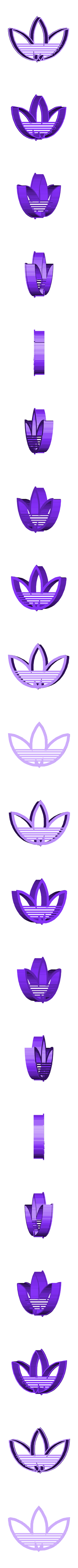 adidas con lineas.stl Famous Brands cookie cutter set