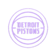 the Detroit Pistons sans fond 2.stl Logotipo de los Detroit Pistons