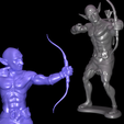 preview1.png Goblin archer model for 3D print