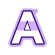 A.stl Alphabet cutters