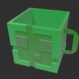 3346c3a5-fd06-4f9f-8803-c7ad691b32f8.jpg Porte-crayon Minecraft Slime Head