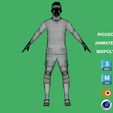 f11.jpg 3D Rigged James Maddison Tottenham Hotspur 2024