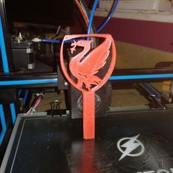 018.jpg Free STL file Liver Bird Bookmark・3D printable model to download