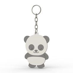 4.4.jpg Panda Keychain