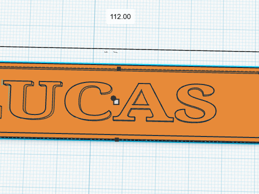 KEYCHAIN WITH NAME LUCAS