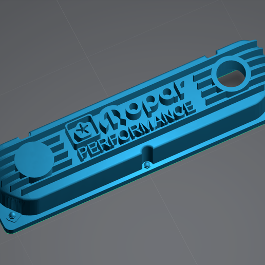 🤏 Mopar Performance Small Block Hemi Valve Covers・ 3D File for ・Cults