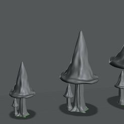 DualConeCap1.jpg STL file Dual Cone Cap Mushrooms・3D printing template to download