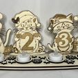 IMG_2534.jpeg Laser Cut File Advent candles cats 4mm