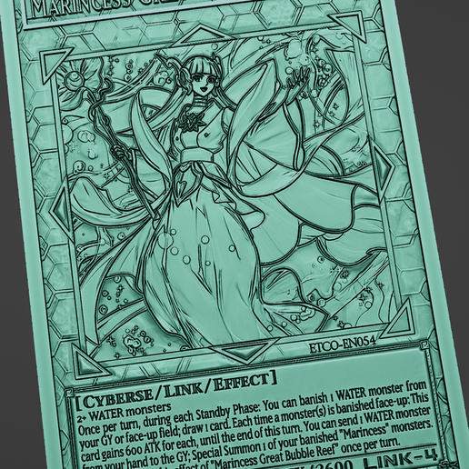 Marincess Great Bubble Reef - yugioh STL File for 3D printingCults