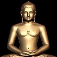 6.jpg Gautam Buddha 3D Model