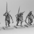 Lined-Up-12.jpg Free STL file Possessors of Highly Infectious Diseases・Object to download and to 3D print