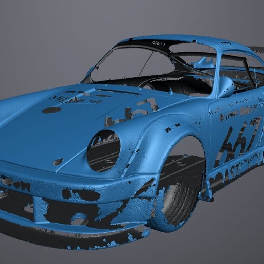 👽 Porsche 911 RWB coast cycles gt spirit 1/18・ STL File for 3D