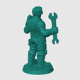 Professor-Gearwright-4.png Professor Gearwright – Steampunk Engineer Miniature with Wrench, 28mm RPG Character 1/70 Scale