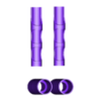 16mm barrel test tube connector  insert set.stl Queen ant 16mm test tube founding set