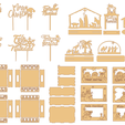 2023-11-26-5.png Laser Cut Vector Pack - 500 Assorted Christmas Designs