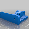 my_block_2015-12-12.png Direct Drive NEMA17 extruder block, spring loaded, fully compatible with Replicator 2X extruder lever