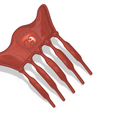 female-braid-hair-comb-08-v12-03.png FRENCH PLEAT HAIR COMB Multi purpose Female Style Braiding Tool hair styling roller braid accessories for girl headdress weaving fbh-08C 3d print cnc