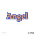 angel-1.jpg Angel Keyring (Contact me to get your personalized design)