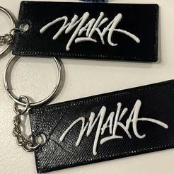 maka.jpeg Maka Logo Key Ring