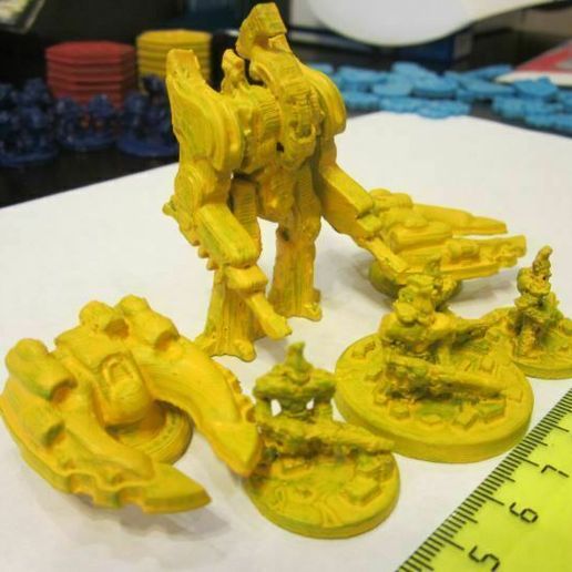 Forbidden Stars Eldar Army - Remake - 3D model önizlemesi