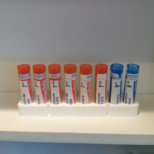 Storage for Homeopathic tube - 3D model önizlemesi