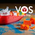 233d32ad129990d4c583c6db55ea5e17_display_large.jpg Free STL file VOS - the Supply Ship・3D printable design to download