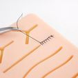 suturing-2.jpg Layout (master model) for surgical sutures