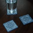 DSC_0828.JPG Free STL file Roman Utility Coasters・3D printable model to download