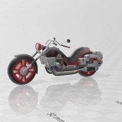 1.JPG Free STL file motorcycle・3D printing idea to download