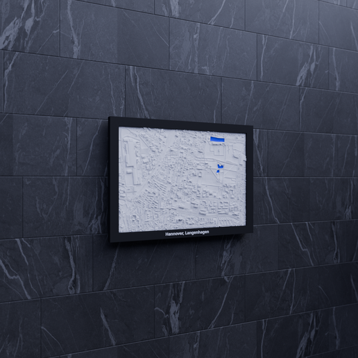 Hannover, Langenhagen, Germany - 3D Miniature