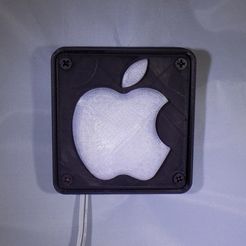 1_display_large.JPG Free STL file Apple Logo LED Nightlight/Lamp・3D printer model to download