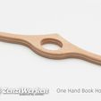 fd02276582e151c899569c7e1f0f612e_display_large.jpg Fichier STL gratuit Porte-livre à une main cnc/laser・Design pour impression 3D à télécharger