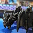 Dragón - Monstruo Flexi Articulado con alas y mandíbula móviles (impresión en el lugar, sin soportes)
