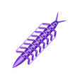 Anchored-Articulated_Centipede_fixed.stl STL-Datei Articulated Bugs kostenlos・3D-Drucker-Modell zum herunterladen