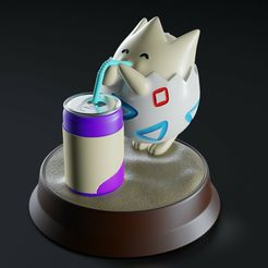 untitled1.jpg Togepi drinking from a can