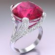 Nhan-nu-da-mau-N4339-06.jpg Gemstone ring - Oval stone ring - Diamond ring - N4339