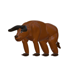 Bull.png Файл OBJ Бык・Модель для загрузки и 3D-печати