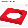 ghdfh.png Leather Wet Mold ( 6" Circle Shape)